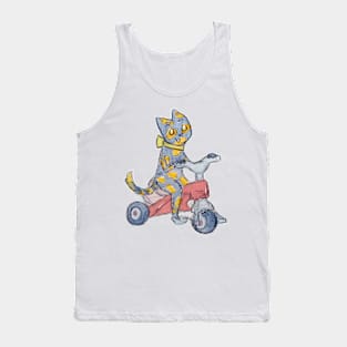 baby cat tricycle Tank Top